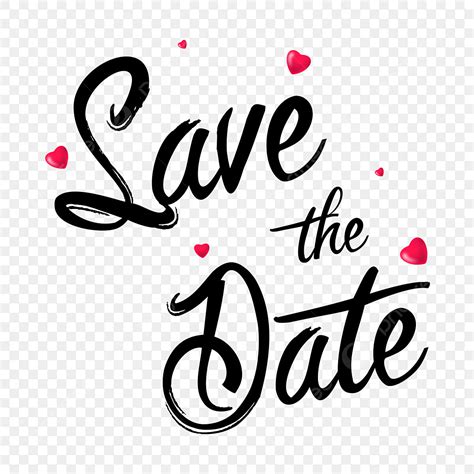 Save The Date Vector Hd Png Images Wedding Save The Date Illustartion