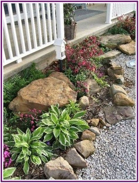 47 Beautiful Flower Bed Design Ideas For Your Front Yard