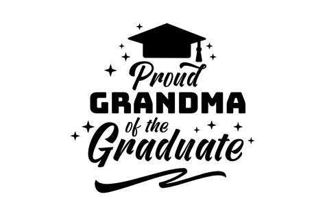 Proud Grandma Of The Graduate Design Grafik Von Smart Crafter