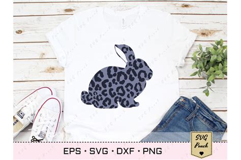 Leopard Bunny Svg Cheetah Print Easter Rabbit Svg By Svgpouch