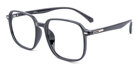 phoarium black square eyeglasses frame abbe glasses