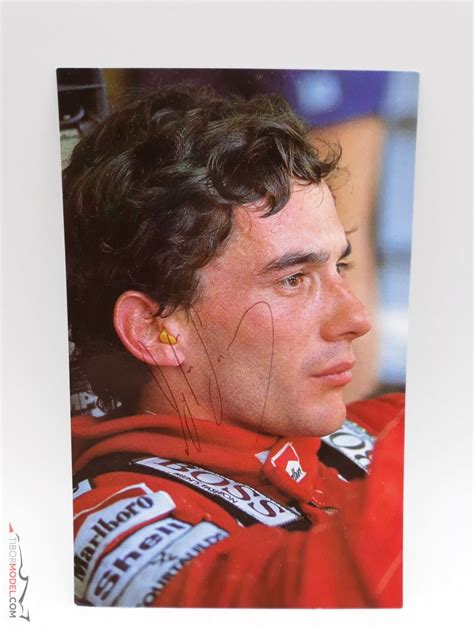 Original Ayrton Senna Autograph From Year 1989 When He Raced At Team
