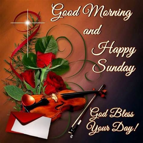 Good Morning And Happy Sunday God Bless Your Day Pictures Photos