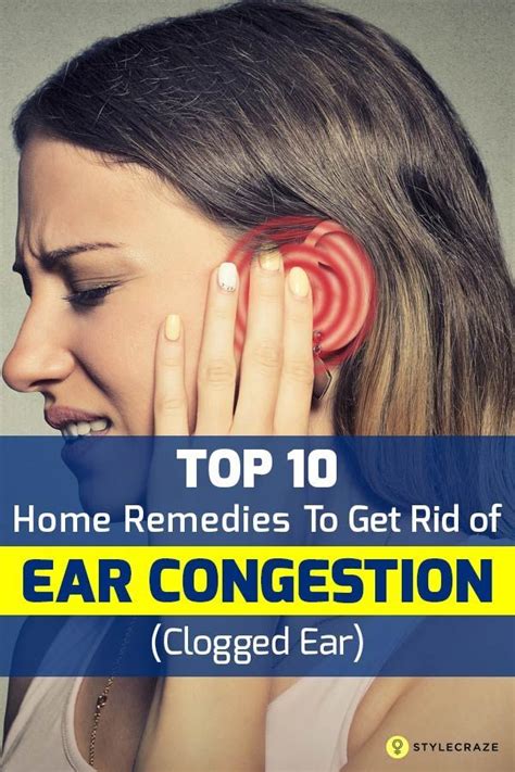 9 Home Remedies For Clogged Ears Ear Congestion Clogged Ears