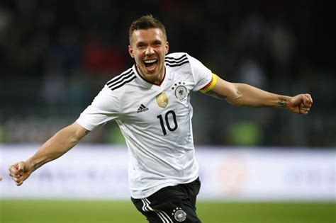 Lukas podolski germany arsenal fc limited edition champions league 2012 card. Germany 1-0 England AS IT HAPPENED: Lukas Podolski ...