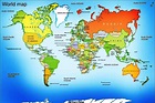 Detailed map of the World on Maps-RF.com