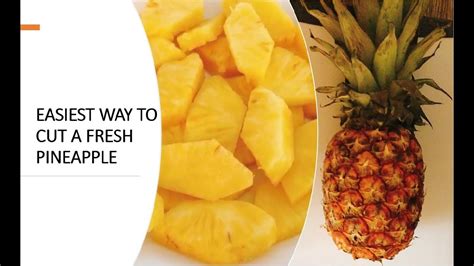 How To Cut Fresh Pineapple Easy Way To Cut A Fresh