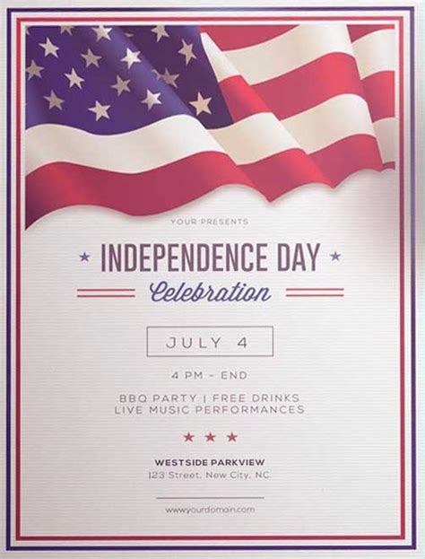 Download The Independence Day Celebration Flyer Template Ffflyer