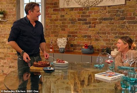 saturday kitchen descends into chaos as guest chef alison roman falls off her chair express digest