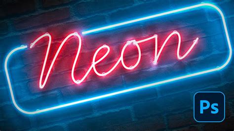 Create A Stunning Neon Light Effect In Photoshop Tutorial For