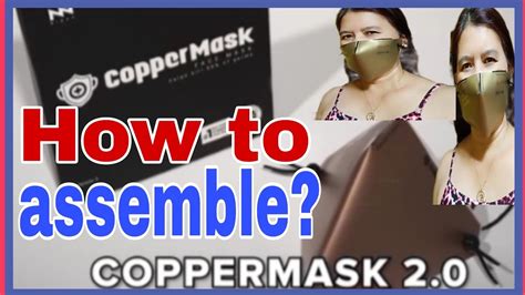 How To Assemble Copper Mask Anti Microbial Face Mask Youtube