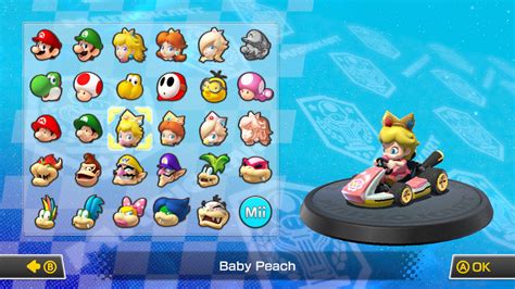 Baby Peach Mario Kart 8 Guide Ign