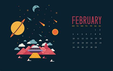 February 2020 Hd Wallpaper In 2020 Calendar Wallpaper Desktop