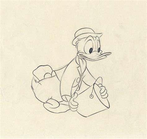 Howard Lowery Online Auction 3 Disney Dude Duck Animation Drawings Of