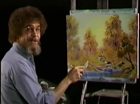 Bob Ross Art From The Joy Of Painting Episode One Is For Sale For