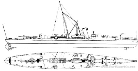 Sms Elster Torpedo Boat 1888 Drawings Dimensions Pictures