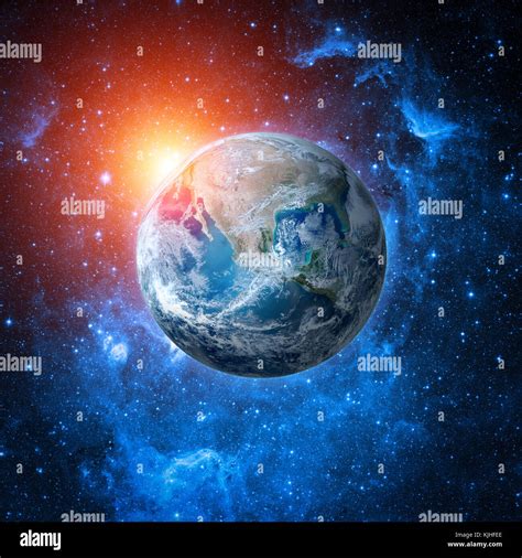 Planet Earth From Space Sun Hi Res Stock Photography And Images Alamy