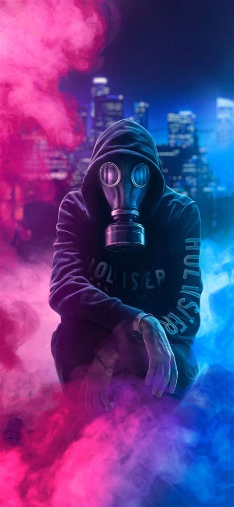 Anime Gas Mask Wallpaper Iphone All Phone Wallpaper Hd