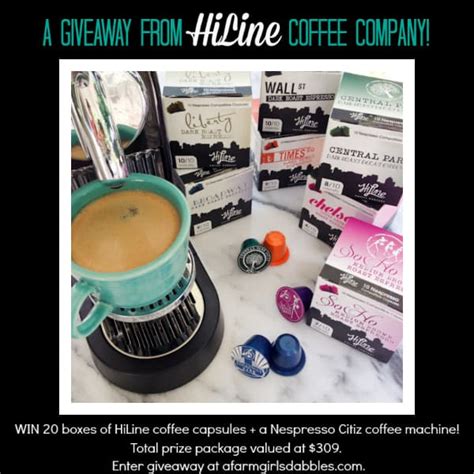 Hiline Coffee {review Coffee And Nespresso Machine Giveaway} • A Farmgirl S Dabbles