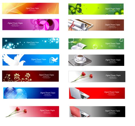 10 Banner Designs Samples Images Sample Web Design Banner Ads Banner