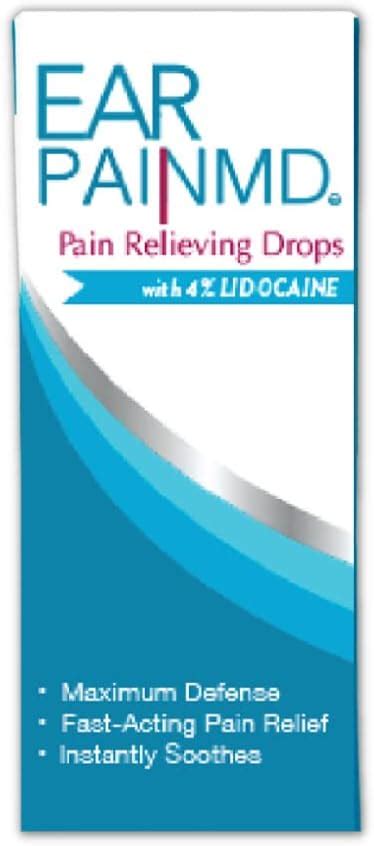 Ear Pain Md 4 Lidocaine Pain Relieving Drops 125 Ml