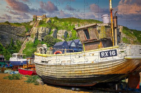 Traditional Fishing Boat Jigsaw Puzzle