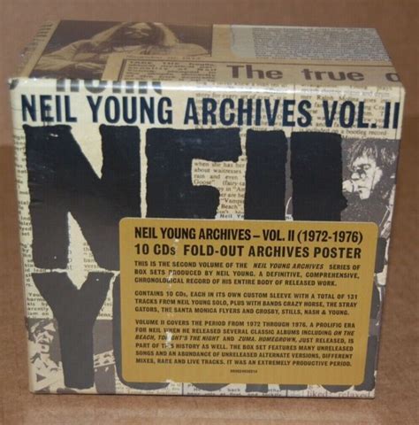Neil Young Archives Vol Ii 1972 1976 By Neil Young Cd 2021 For