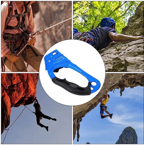 Alomejor Hand Ascender Rope Riser Rock Climbing Device For 8 13mm Rope