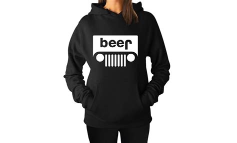 up to 40 off on women s jeep beer hoodie hood groupon goods