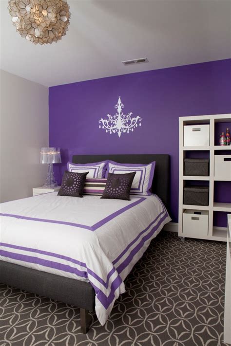 20 Beautiful Purple Accent Wall Ideas