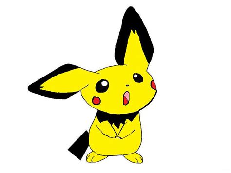 The Cute Pichu From Pokemon By Tentenlover1 On Deviantart