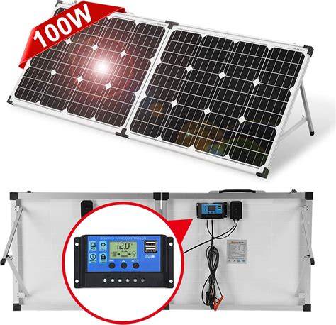 Dokio 100w50x2 12v Monocrystalline Foldable Solar Panel Uk