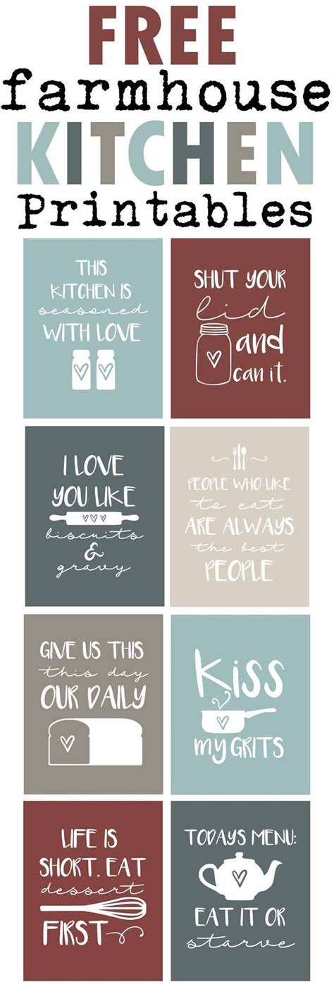 Maybe you would like to learn more about one of these? Farmhouse Kitchen Printables+Aqua Kitchen Decor | Aqua ...