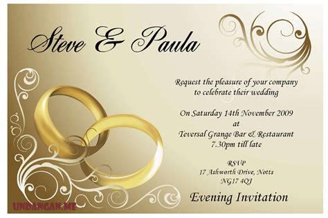 Mohon maaf apabila banyak kesalahan dalam. 48+ Contoh Undangan Pernikahan File Pdf Gratis Terbaik ...