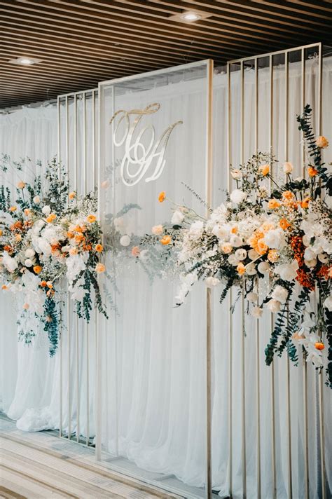 Backdrop elegant wedding decorations is a part of 40+ inspiration backdrop beautiful wedding decorations pictures gallery. Elegant Beachfront Wedding In Vietnam | Wedding backdrop ...