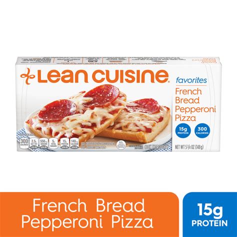 Lean Cuisine Favorites French Bread Pepperoni Frozen Pizza The Loaded