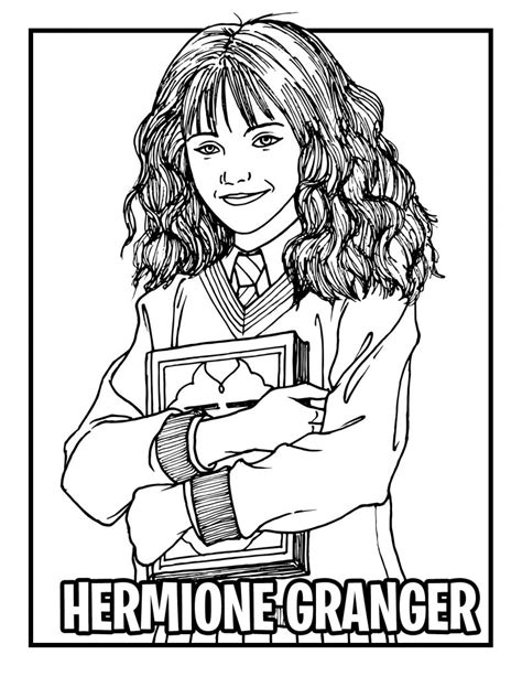 Harry Potter Coloring Pages Hermione Dibujos De Harry Potter Harry