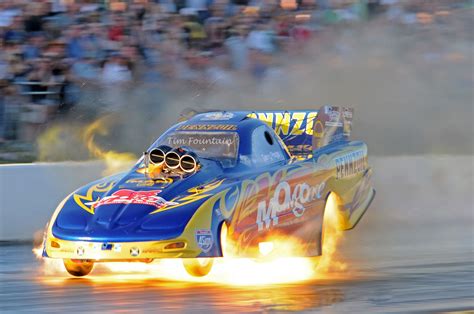 Mongoose On Fire Funny Car Drag Racing Nhra Drag Racing Funny Cars