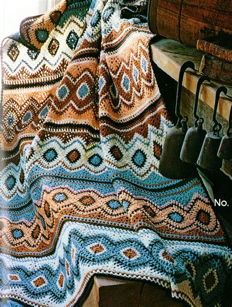 Crochet Pattern Navajo Afghanthrow Pattern Pdf Download Etsy Uk