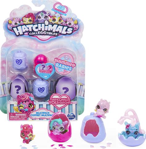 Hatchimals Colleggtibles Shimmer Babies Multipack With Baby Accessory