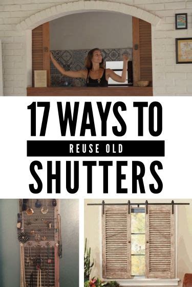 17 Ways Youve Never Thought To Reuse Old Shutters Old Shutters Old