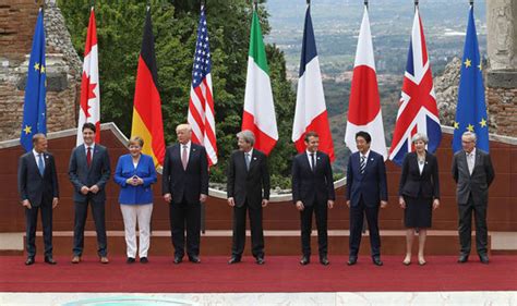 The summit gathers leaders from the european union and the following countries thus, decisions taken at the g7 are not legally binding, but exert strong political influence. G7 summit 2017 LIVE: Latest news as Donald Trump and world ...