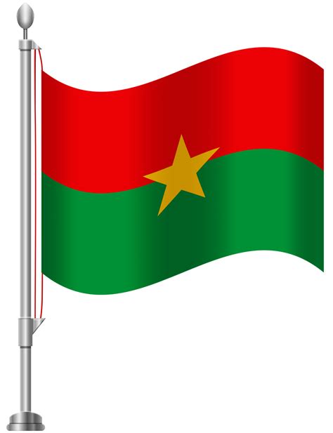 Burkina Faso Flag Map Png E1f