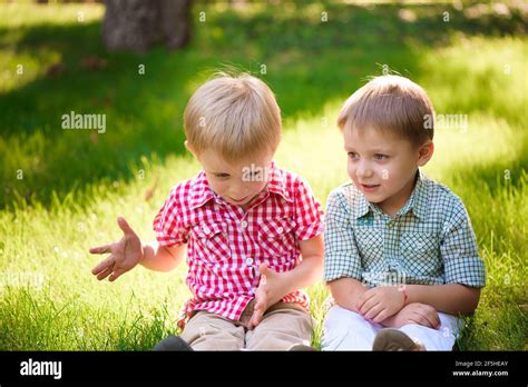 These Two Boys Are Best Friends Friends For Life Stock Photo Alamy