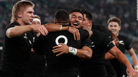 Rugby World Cup All Blacks Reach Semifinals With Seven Try Demolition