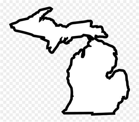 Michigan State Outline Clipart 10 Free Cliparts Download Images On