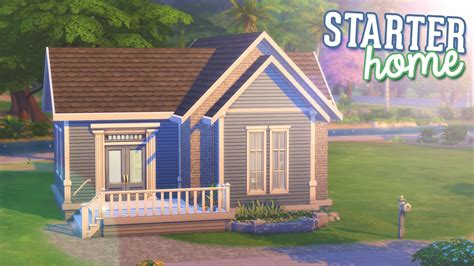 The Sims 4 Speed Build Tiny Starter Home Youtube