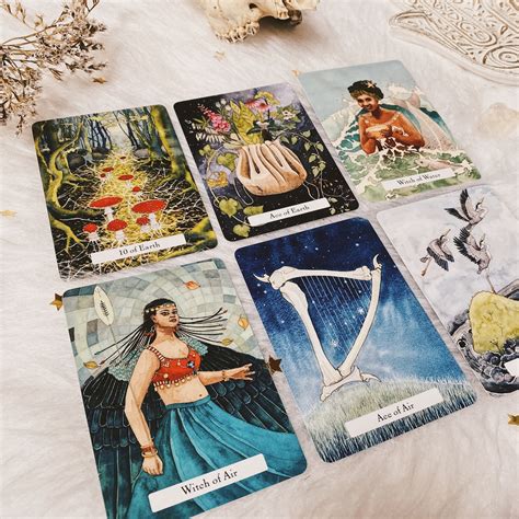 The Witches Wisdom Tarot Deck 78 Card Deck And Guidebook Etsy