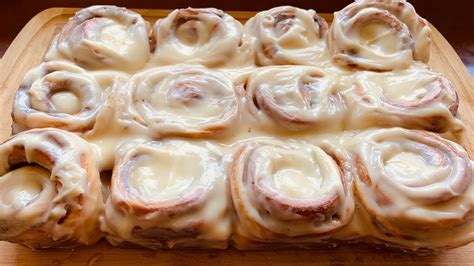 How To Bake Cinnamon Bunsrolls From Scratch Cream Cheese Frosting