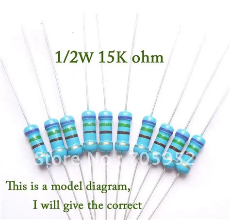 12w Carbon Film Resistors 15k Ohm 5 500pcs In Resistors From